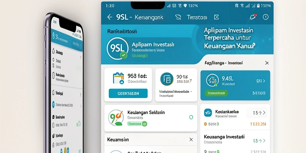 Antarmuka pengguna modern dan sederhana dari 9SL untuk investasi.