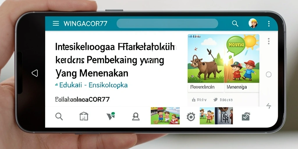 Tampilan antarmuka aplikasi WINGACOR77 yang interaktif dan informatif.
